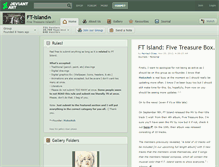 Tablet Screenshot of ft-island.deviantart.com