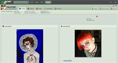 Desktop Screenshot of marychain.deviantart.com