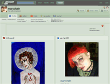 Tablet Screenshot of marychain.deviantart.com