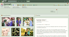 Desktop Screenshot of kitsunecagalli.deviantart.com