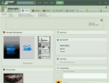 Tablet Screenshot of dmscopio.deviantart.com