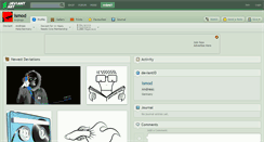 Desktop Screenshot of ismod.deviantart.com