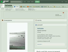 Tablet Screenshot of kidcabide.deviantart.com