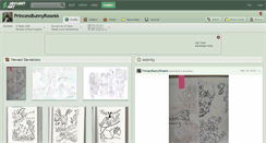 Desktop Screenshot of princessbunnyrose66.deviantart.com