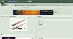 Desktop Screenshot of cedron.deviantart.com