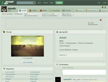 Tablet Screenshot of duketh.deviantart.com