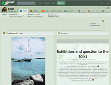 Tablet Screenshot of beari.deviantart.com