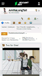 Mobile Screenshot of amilialongtail.deviantart.com
