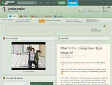 Tablet Screenshot of amilialongtail.deviantart.com