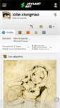 Mobile Screenshot of lolie-xiongmao.deviantart.com