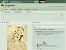Tablet Screenshot of lolie-xiongmao.deviantart.com