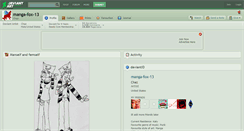 Desktop Screenshot of manga-fox-13.deviantart.com