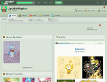 Tablet Screenshot of cupcake-kingdom.deviantart.com