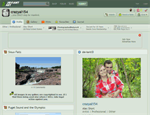 Tablet Screenshot of crazyal154.deviantart.com