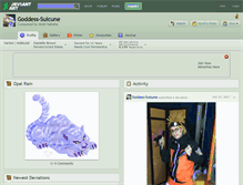 Tablet Screenshot of goddess-suicune.deviantart.com