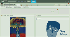 Desktop Screenshot of animatedblasphemy.deviantart.com