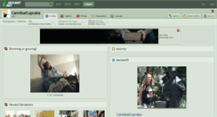 Desktop Screenshot of cannibalcupcake.deviantart.com
