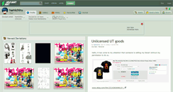 Desktop Screenshot of hamichiru.deviantart.com