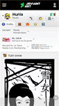 Mobile Screenshot of munia.deviantart.com