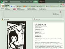 Tablet Screenshot of munia.deviantart.com