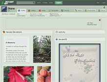 Tablet Screenshot of dbane.deviantart.com