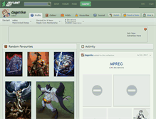 Tablet Screenshot of dagenike.deviantart.com