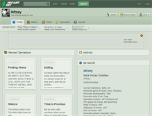 Tablet Screenshot of mitzey.deviantart.com