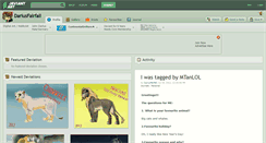Desktop Screenshot of dariusfairfall.deviantart.com