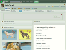 Tablet Screenshot of dariusfairfall.deviantart.com