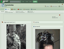 Tablet Screenshot of charlottevale.deviantart.com