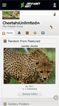 Mobile Screenshot of cheetahsunlimited.deviantart.com