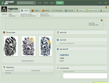Tablet Screenshot of nagealaa.deviantart.com