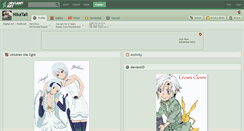 Desktop Screenshot of nikatail.deviantart.com