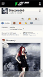 Mobile Screenshot of dracona666.deviantart.com
