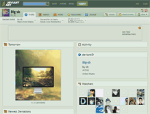 Tablet Screenshot of big-sb.deviantart.com