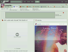 Tablet Screenshot of leveyyes.deviantart.com