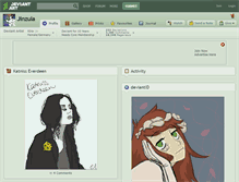 Tablet Screenshot of jinzula.deviantart.com