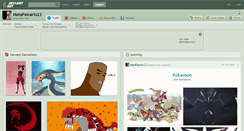 Desktop Screenshot of metafalcario23.deviantart.com