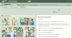 Desktop Screenshot of energywitch.deviantart.com