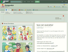 Tablet Screenshot of energywitch.deviantart.com