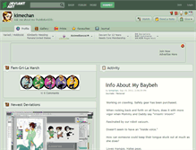 Tablet Screenshot of kimechan.deviantart.com