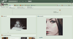 Desktop Screenshot of anylife.deviantart.com