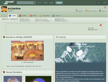 Tablet Screenshot of enchantma.deviantart.com