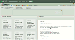 Desktop Screenshot of marelyne.deviantart.com