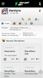 Mobile Screenshot of marelyne.deviantart.com