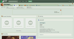 Desktop Screenshot of darkdagers.deviantart.com