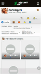 Mobile Screenshot of darkdagers.deviantart.com