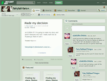 Tablet Screenshot of fairytail-fans.deviantart.com