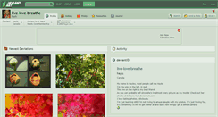 Desktop Screenshot of live-love-breathe.deviantart.com