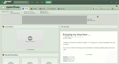 Desktop Screenshot of masterofsleep.deviantart.com